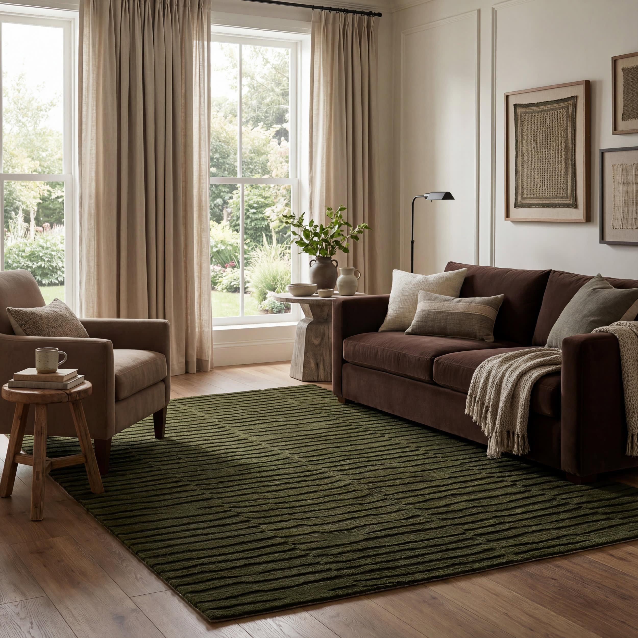 Elisk Solid Cloud Washable Rug | Green – Rugs USA
