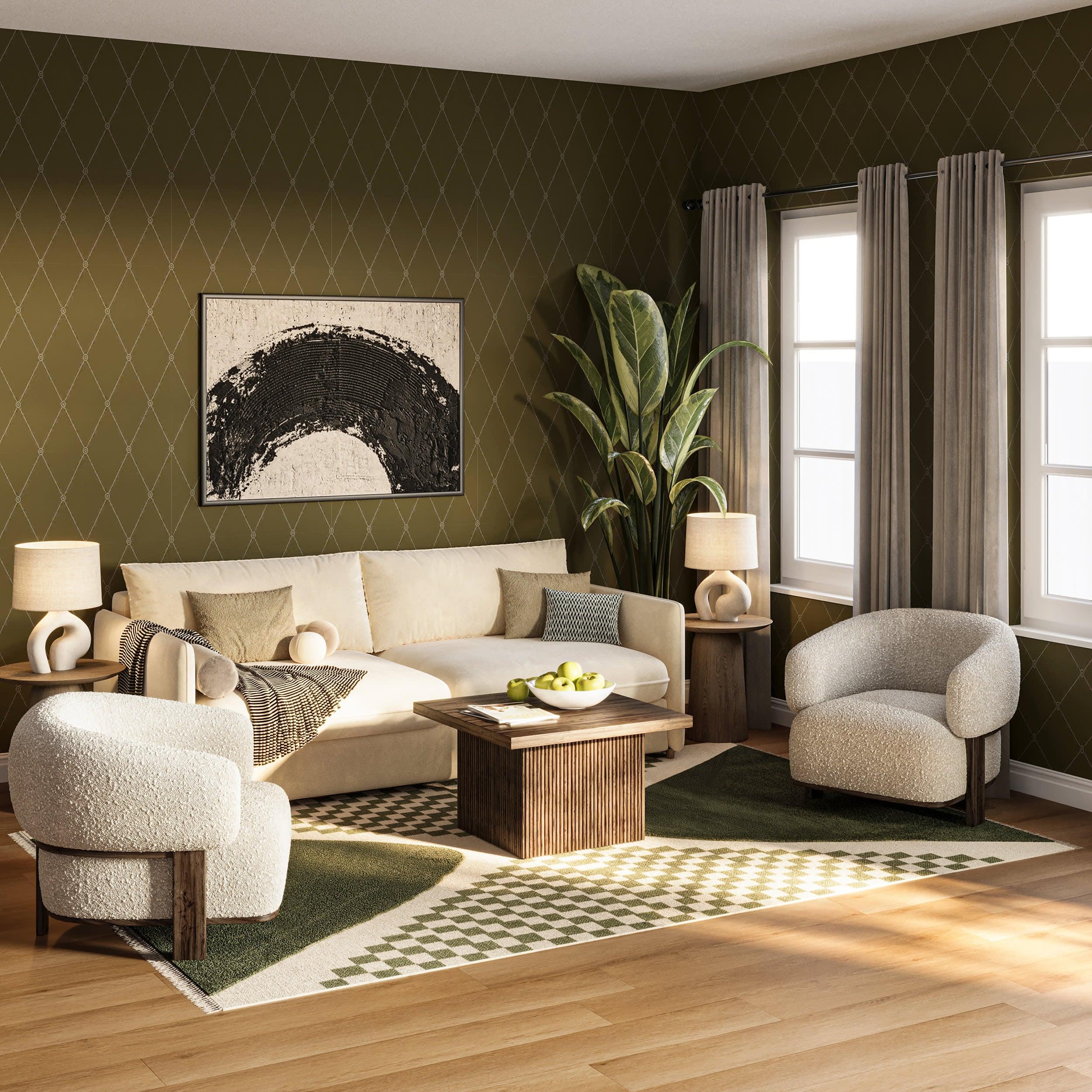 Monda Moroccan Bohemian Hand Woven Rug | Green – Rugs USA