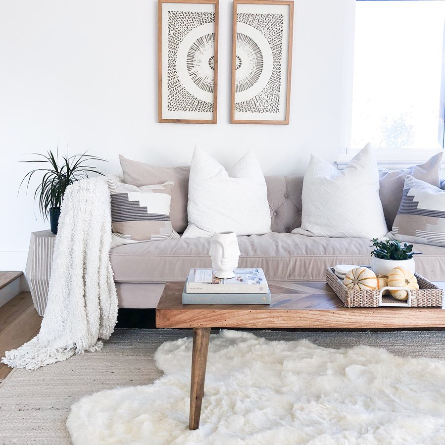 cozy neutral living room