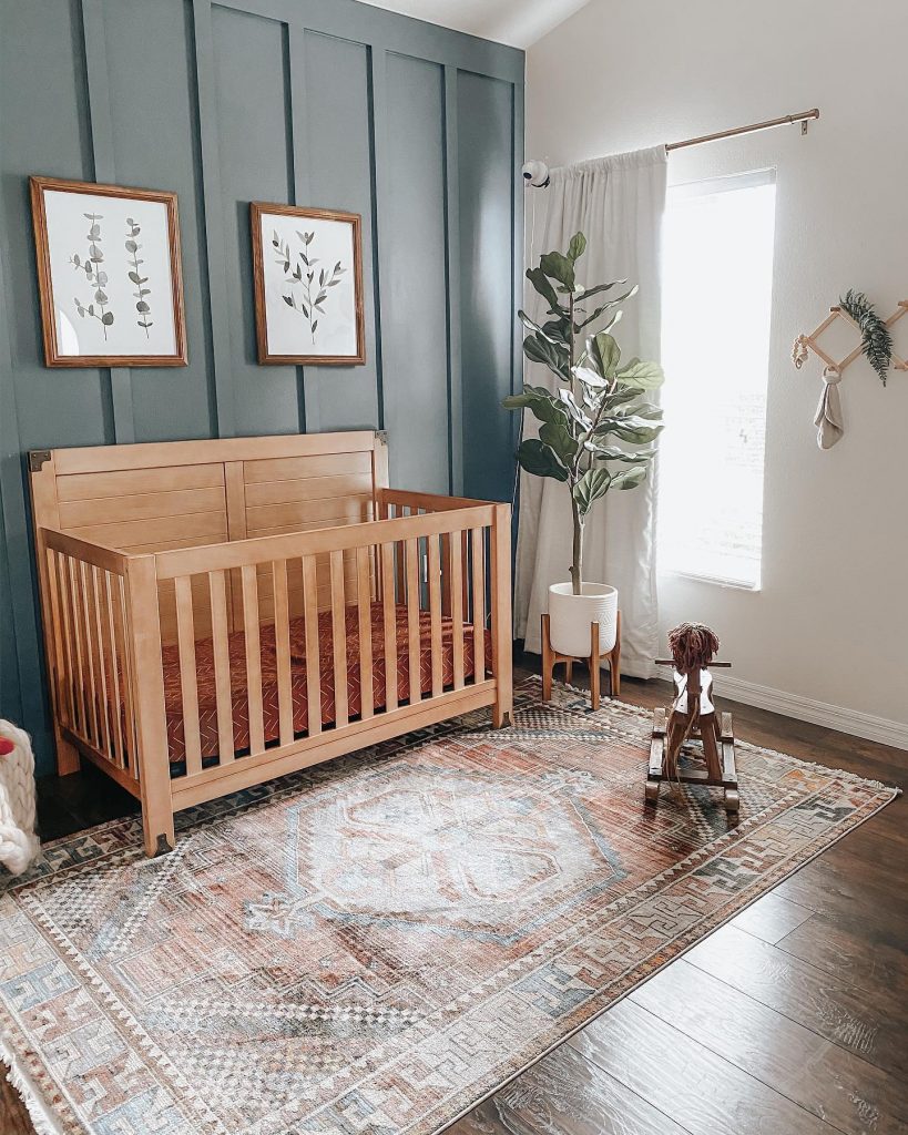 how to choose rug size for the nursery