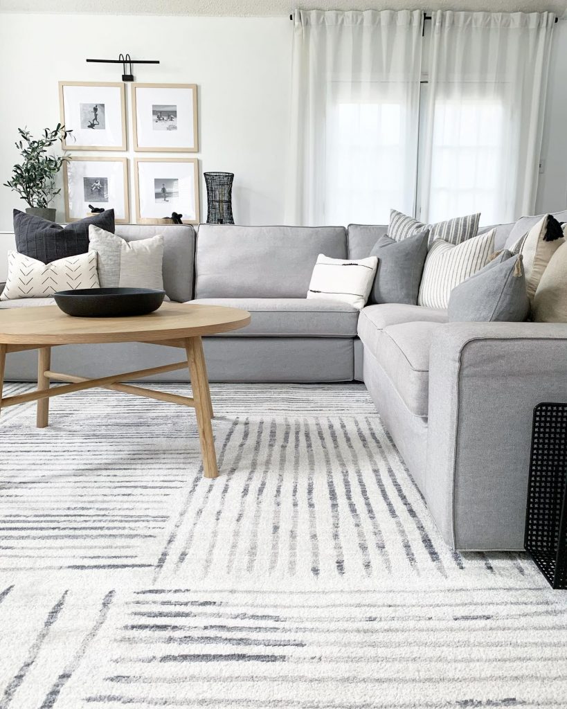 best gray modern rugs 