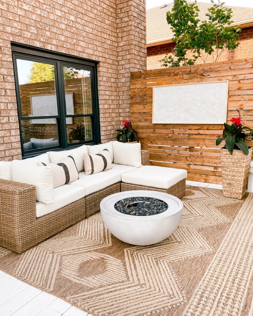 Pet Proof Your Space with an Outdoor Rug - How to Decorate