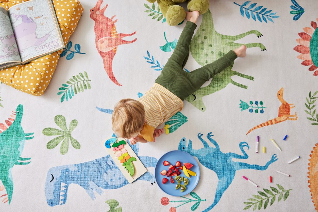 washable kids dinosaur rugs