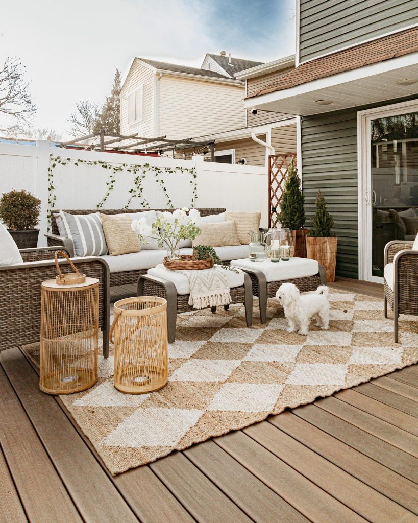 18 ideas for styling outdoor rugs