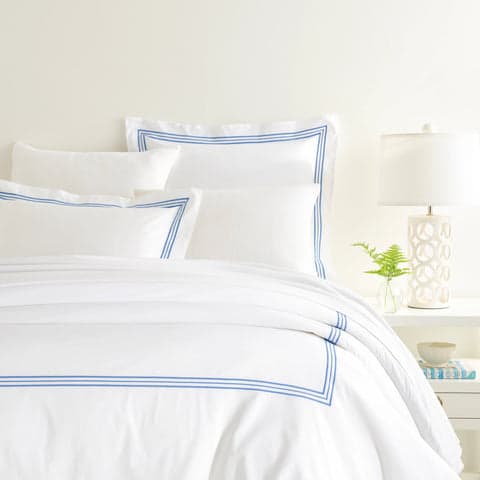 Trio Duvet Cover | French Blue