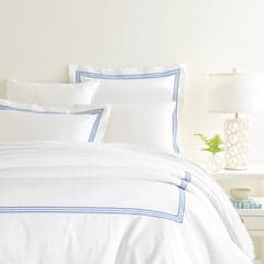 Trio Duvet Cover | French Blue