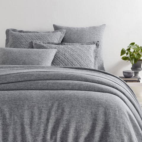 Lush Linen Duvet Cover | Black