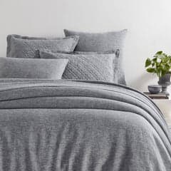 Lush Linen Duvet Cover | Black
