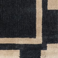 Isolated view of Blue Swatch Orlina Bordered Rug, showcasing its design