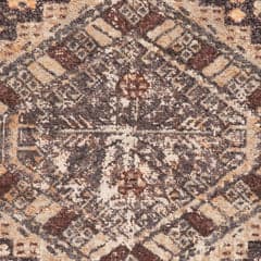 Mire Vintage Handmade Cotton Rug Swatch | Eggplant