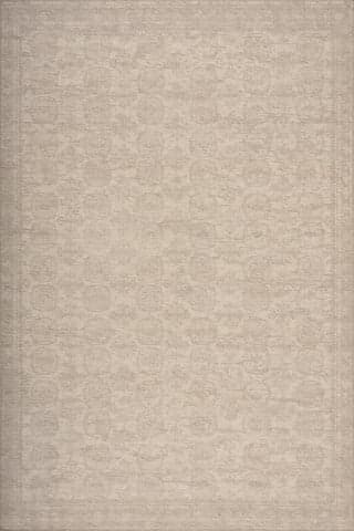 Isolated view of Green Rectangle Bahira Traditional Floral & Paisley Indoor Washable Rug, showcasing its design