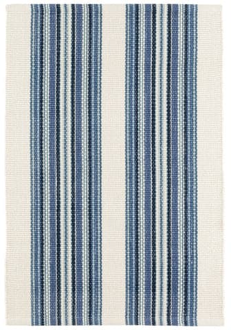 Road Runner Handwoven Indoor/Outdoor Rug | Blue