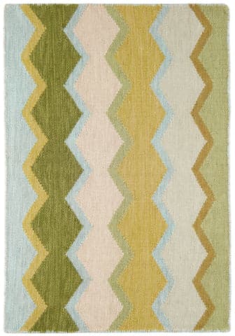 Safety Net Handwoven Indoor/Outdoor Rug | Green