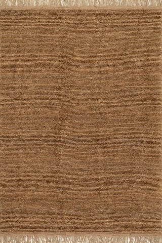 Varnu Textured Handmade Jute Rug | Natural