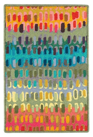 Paint Chip Hand Micro Hooked Wool Custom Rug | Multi
