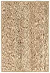 Collins Braided Woven Jute Custom Rug | Natural