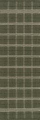 Isolated view of Green Runner Downing Plaid Wool Rug by Nate Berkus, showcasing its design