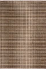Isolated view of Brown Rectangle Vayella Modern Geometric Rug, showcasing its design