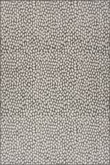 Isolated view of Grey Rectangle Lindra Modern Animal Print Indoor/Outdoor Rug, showcasing its design