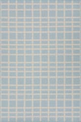 Isolated view of Teal Rectangle Avenia Modern Indoor/Outdoor Rug, showcasing its design