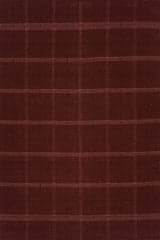 Isolated view of Red Rectangle Downing Plaid Wool Rug by Nate Berkus, showcasing its design