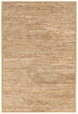 Willa Braided Woven Hemp Custom Rug | Natural