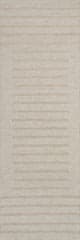 Isolated view of Ivory Runner Solena Bohemian Geometric Wool Rug, showcasing its design