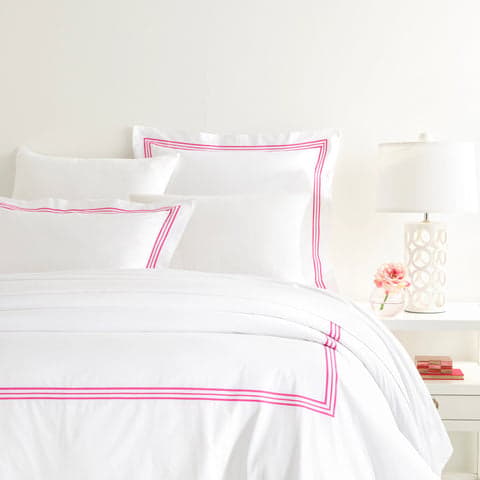 Trio Duvet Cover | Fuchsia