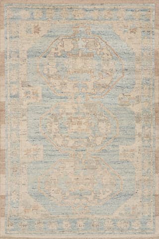 Sarya Traditional Vintage Rug | Blue