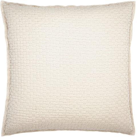 Lodi Matelasse Sham | Alabaster