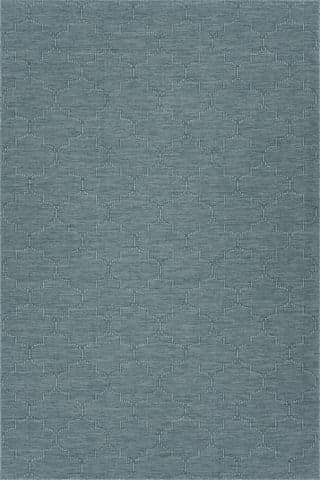 Isolated view of Aqua Runner Noore Modern Trellis Indoor/Outdoor Rug, showcasing its design