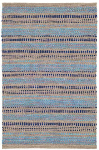 Sooner Than Later Handwoven Indoor/Outdoor Rug | Blue