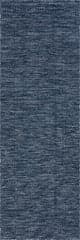 Isolated view of Navy Runner Eiraz Contemporary Solid Indoor/Outdoor Rug, showcasing its design
