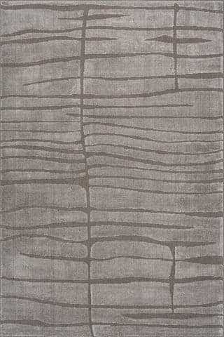 Isolated view of Brown Rectangle Rima Modern Abstract Rug, showcasing its design