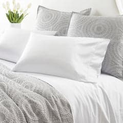 Monarch Sateen Flat Sheet | White
