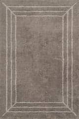 Bloomira Bordered Rug | Grey