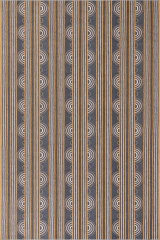 Button Machine Washable Rug | Grey