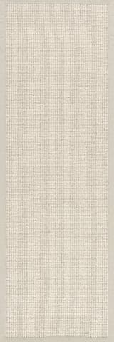 Isolated view of Grey Runner Reagan Geometric Textured Rug, showcasing its design