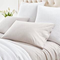Cozy Cotton Pillowcases | Dove Grey