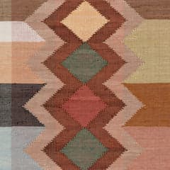 Solmira Southwestern Handmade Cotton Rug Swatch | Multicolor