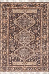 Mire Vintage Handmade Cotton Rug | Eggplant