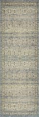 Isolated view of Blue Runner Tavara Traditional Bordered Washable Rug, showcasing its design