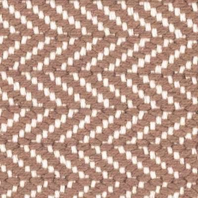 Herringbone Handwoven Cotton Rug Swatch | Stone