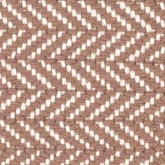 Herringbone Handwoven Cotton Rug Swatch | Stone