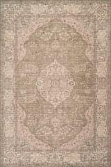 Isolated view of Green Rectangle Lazara Hand Loomed Wool Rug, showcasing its design