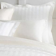 Herringbone Matelasse Sham | White