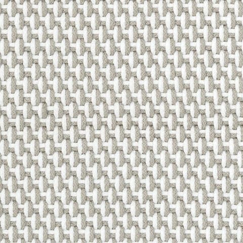 Two-Tone Rope Handwoven Indoor/Outdoor Rug Swatch | Platinum/White