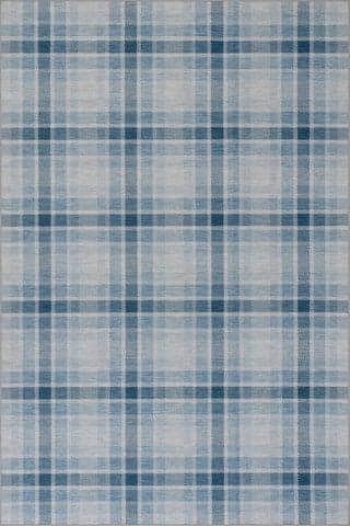 Ombre Machine Washable Rug | Blue