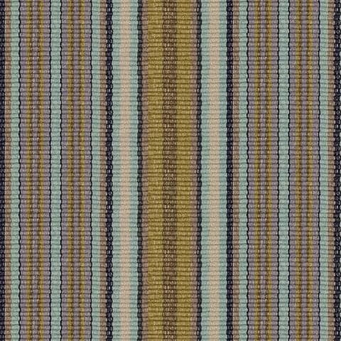 Treehouse Stripe Machine Washable Rug Swatch | Green