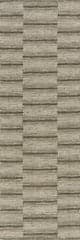 Isolated view of Olive Runner Mateo Striped Wool Cozy Rug by Nate Berkus, showcasing its design